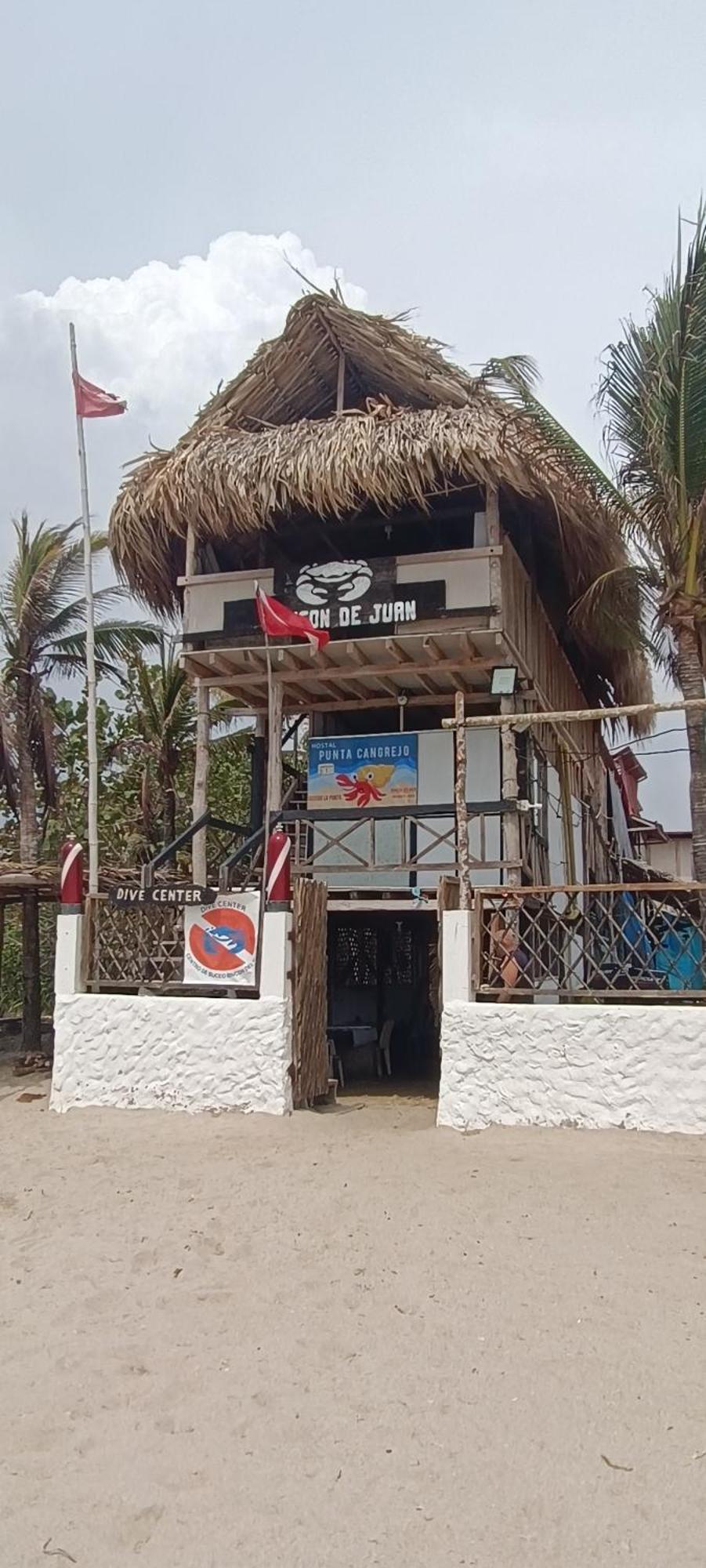 Hostal Punta Cangrejo San Onofre ภายนอก รูปภาพ